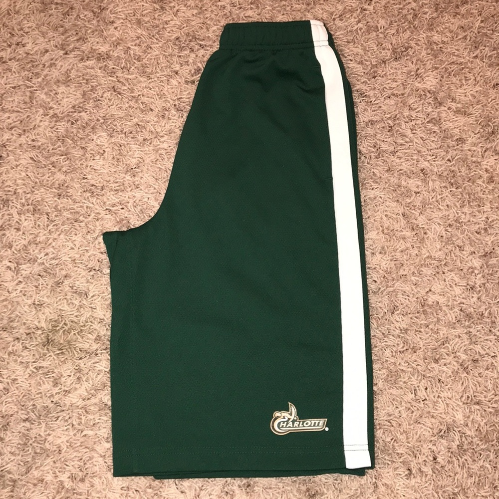 Nike Kids Athletic Shorts - UNC Charlotte Green